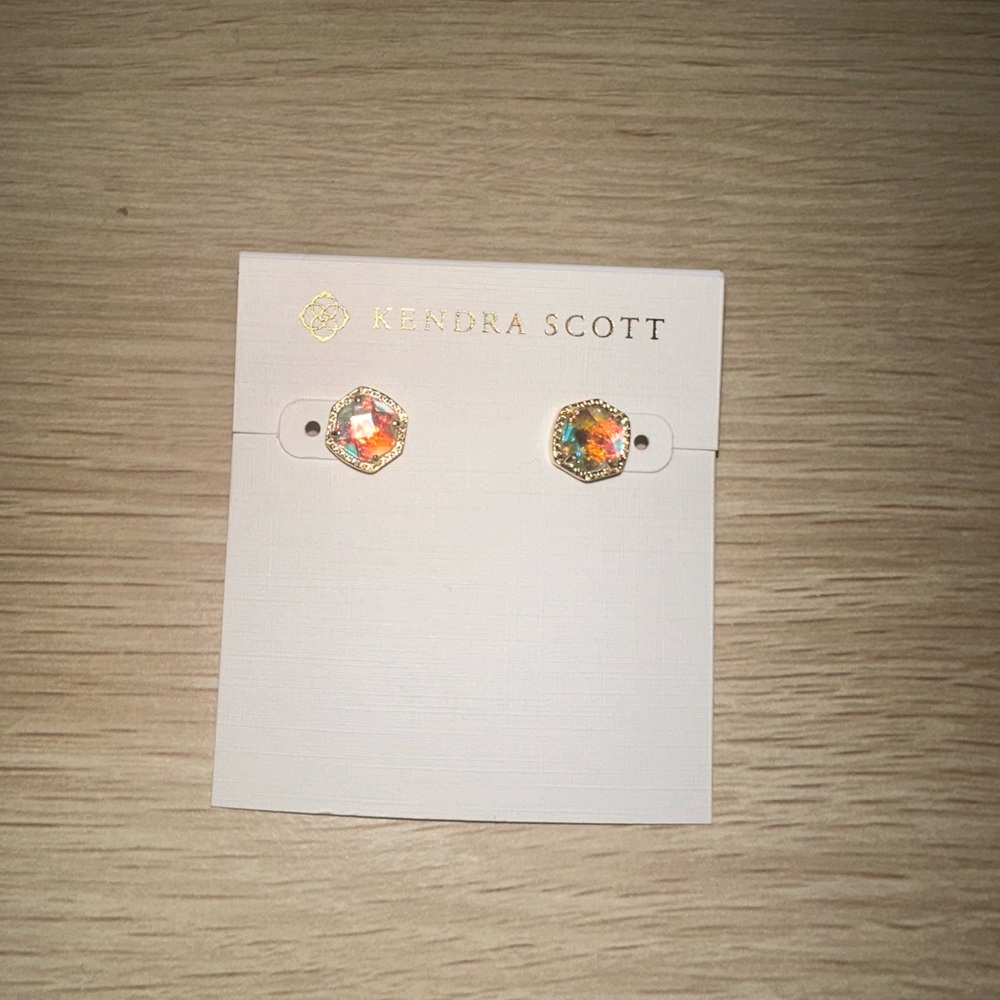 Kendra Scott Multicolor Hexagon Earrings